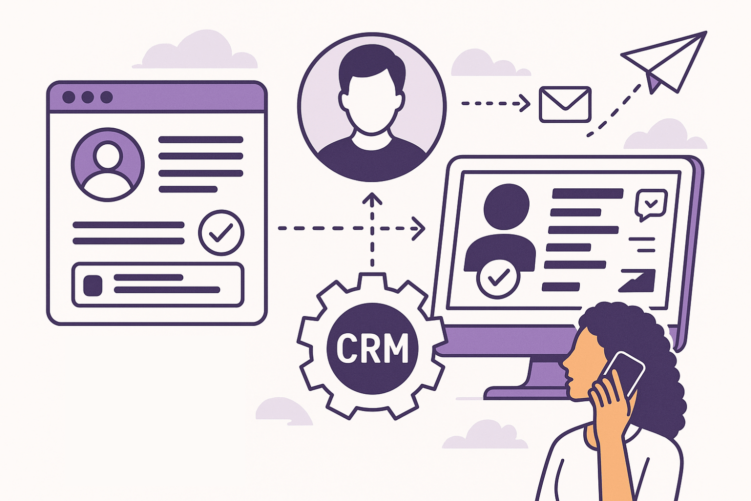 Lead generation scraping pipeline from third-party sites into a CRM